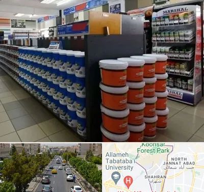 فروشگاه رنگ ساختمانی در شهران 