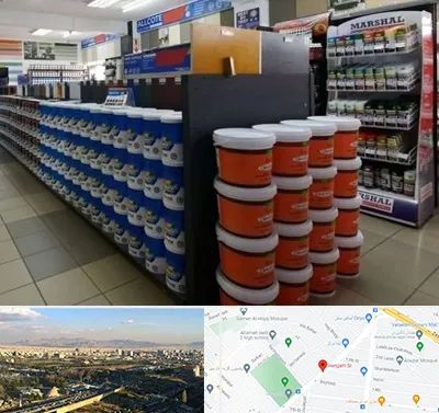 فروشگاه رنگ ساختمانی در هنگام 