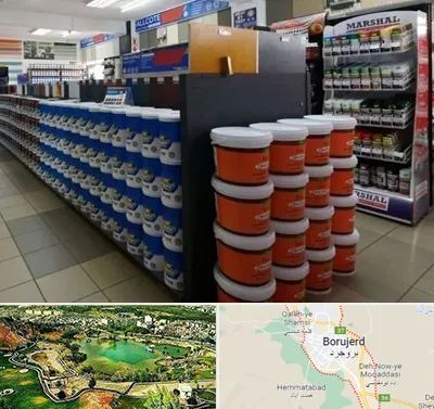 فروشگاه رنگ ساختمانی در بروجرد