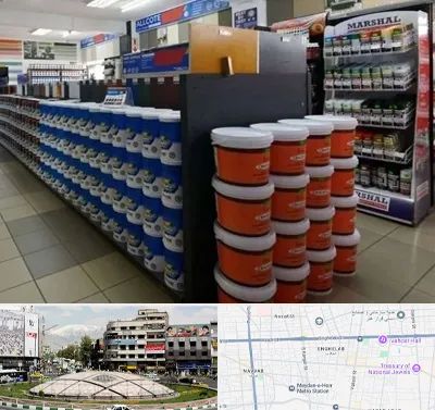 فروشگاه رنگ ساختمانی در مرکز تهران