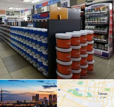 فروشگاه رنگ ساختمانی در غرب تهران 