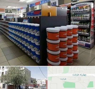 فروشگاه رنگ ساختمانی در طرشت