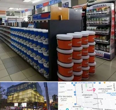 فروشگاه رنگ ساختمانی در جمهوری 