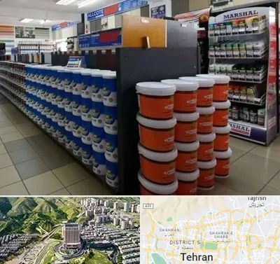 فروشگاه رنگ ساختمانی در شمال تهران 