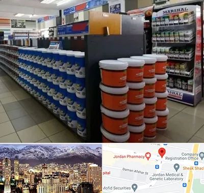 فروشگاه رنگ ساختمانی در جردن 