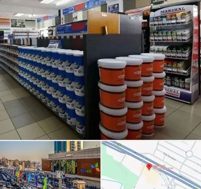 فروشگاه رنگ ساختمانی در لاله پارک تبریز