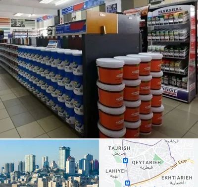 فروشگاه رنگ ساختمانی در قیطریه 