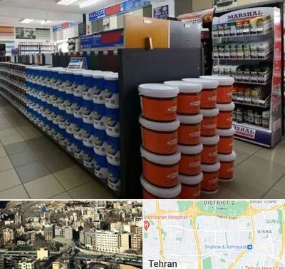 فروشگاه رنگ ساختمانی در مرزداران 