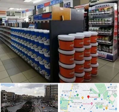 فروشگاه رنگ ساختمانی در بلوار فردوسی مشهد 