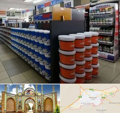 فروشگاه رنگ ساختمانی در سمنان