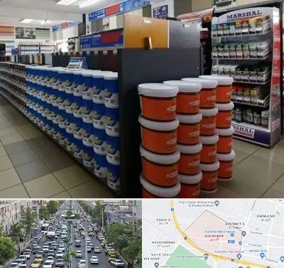 فروشگاه رنگ ساختمانی در گلشهر کرج 