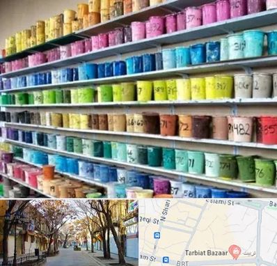 رنگ فروشی در تربیت تبریز