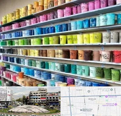 رنگ فروشی در مرکز تهران