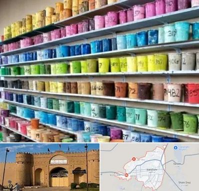 رنگ فروشی در ایرانشهر