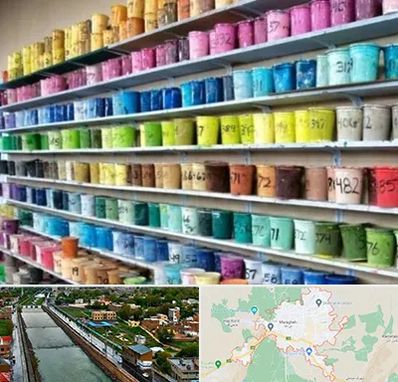 رنگ فروشی در مراغه