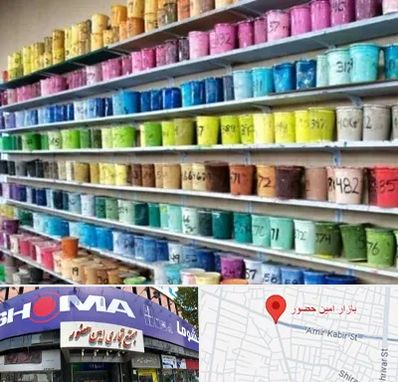 رنگ فروشی در امین حضور