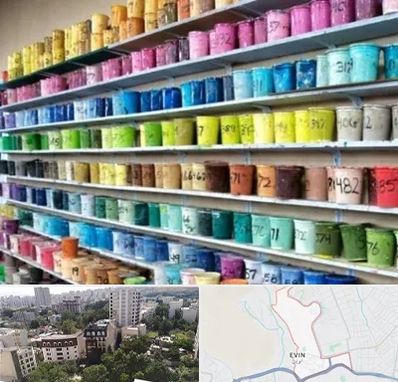 رنگ فروشی در اوین