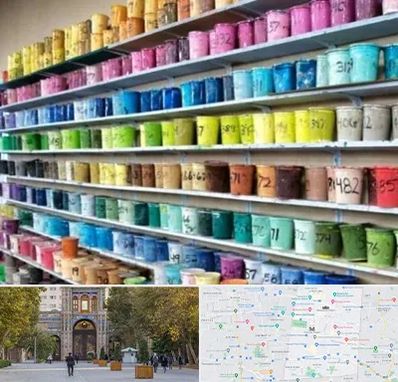 رنگ فروشی در منطقه 12 تهران 