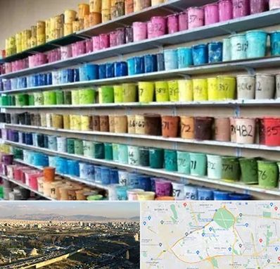 رنگ فروشی در منطقه 19 تهران 