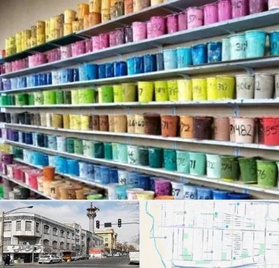 رنگ فروشی در 17شهریور