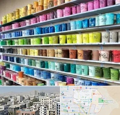 رنگ فروشی در منطقه 14 تهران 