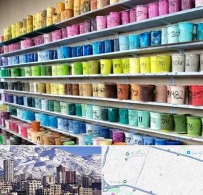 رنگ فروشی در ازگل