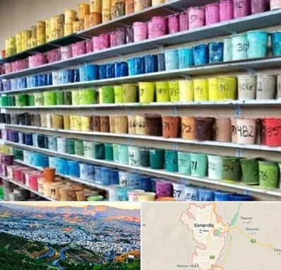 رنگ فروشی در سنندج