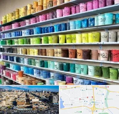 رنگ فروشی در شهرک راه آهن 