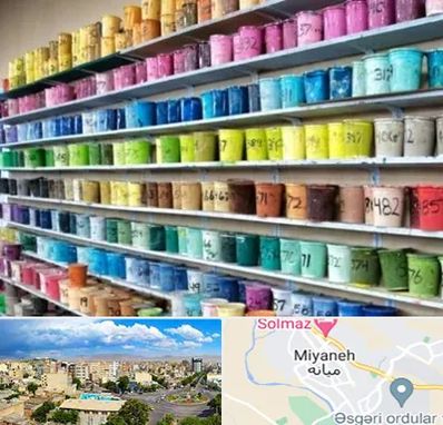 رنگ فروشی در میانه