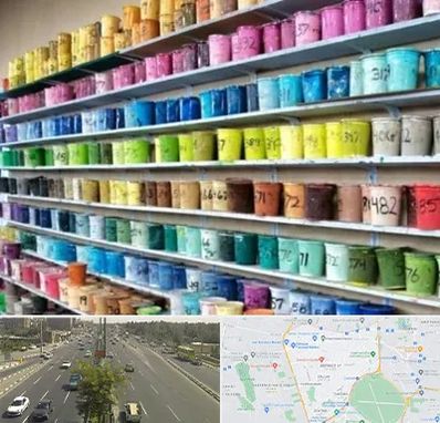 رنگ فروشی در منطقه 17 تهران 