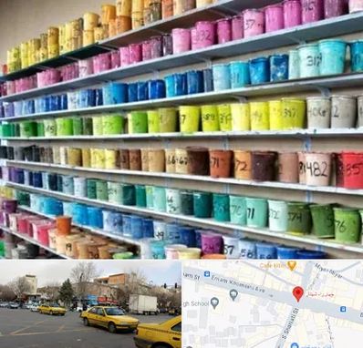 رنگ فروشی در شهناز تبریز