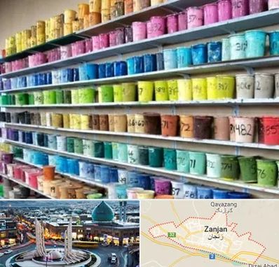 رنگ فروشی در زنجان