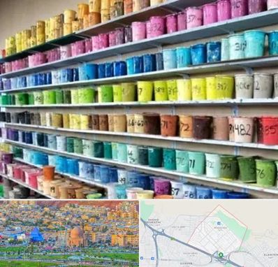 رنگ فروشی در رشدیه تبریز