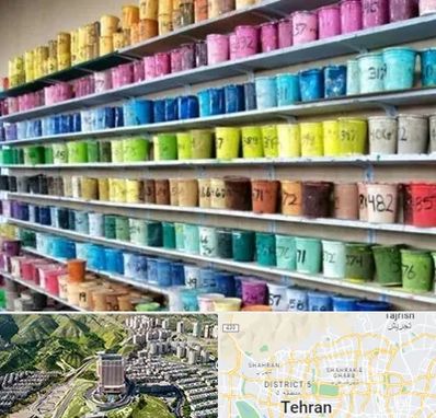 رنگ فروشی در شمال تهران 