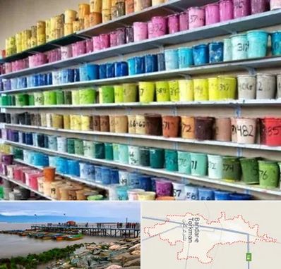 رنگ فروشی در بندر ترکمن