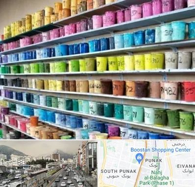 رنگ فروشی در پونک 