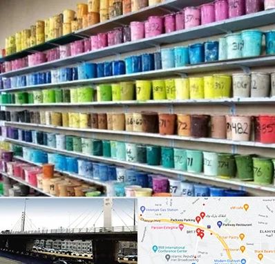 رنگ فروشی در پارک وی 