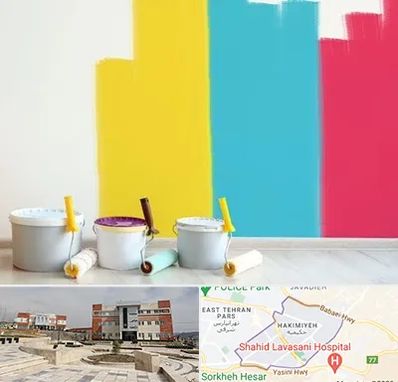 فروش رنگ اکلیریک در حکیمیه
