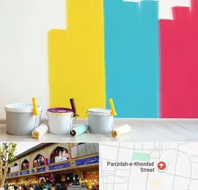 فروش رنگ اکلیریک در 15 خرداد