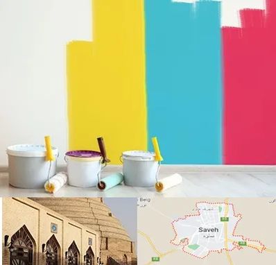 فروش رنگ اکلیریک در ساوه
