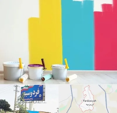 فروش رنگ اکلیریک در فردوسیه شهریار