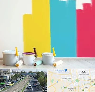 فروش رنگ اکلیریک در جنوب تهران 