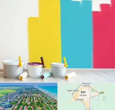 فروش رنگ اکلیریک در ساری