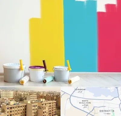 فروش رنگ اکلیریک در جنوب غرب تهران