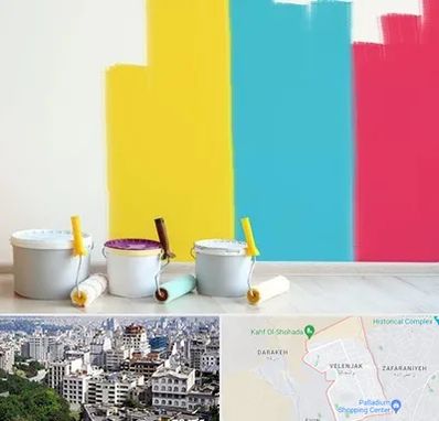 فروش رنگ اکلیریک در ولنجک
