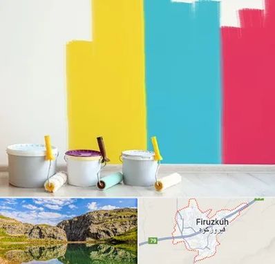 فروش رنگ اکلیریک در فیروزکوه