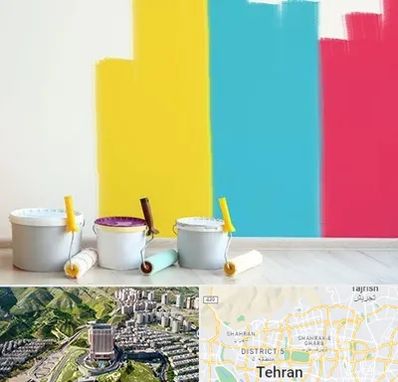 فروش رنگ اکلیریک در شمال تهران 