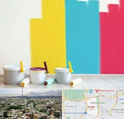 فروش رنگ اکلیریک در گیشا