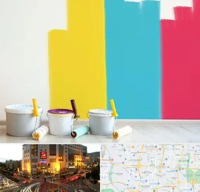 فروش رنگ اکلیریک در جنت آباد تهران 