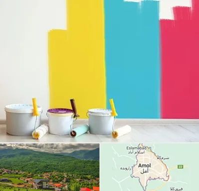 فروش رنگ اکلیریک در آمل